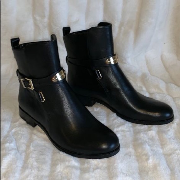Last 1! MICHAEL KORS Fall Arley Golden Buckle Boot - Picture 3 of 8